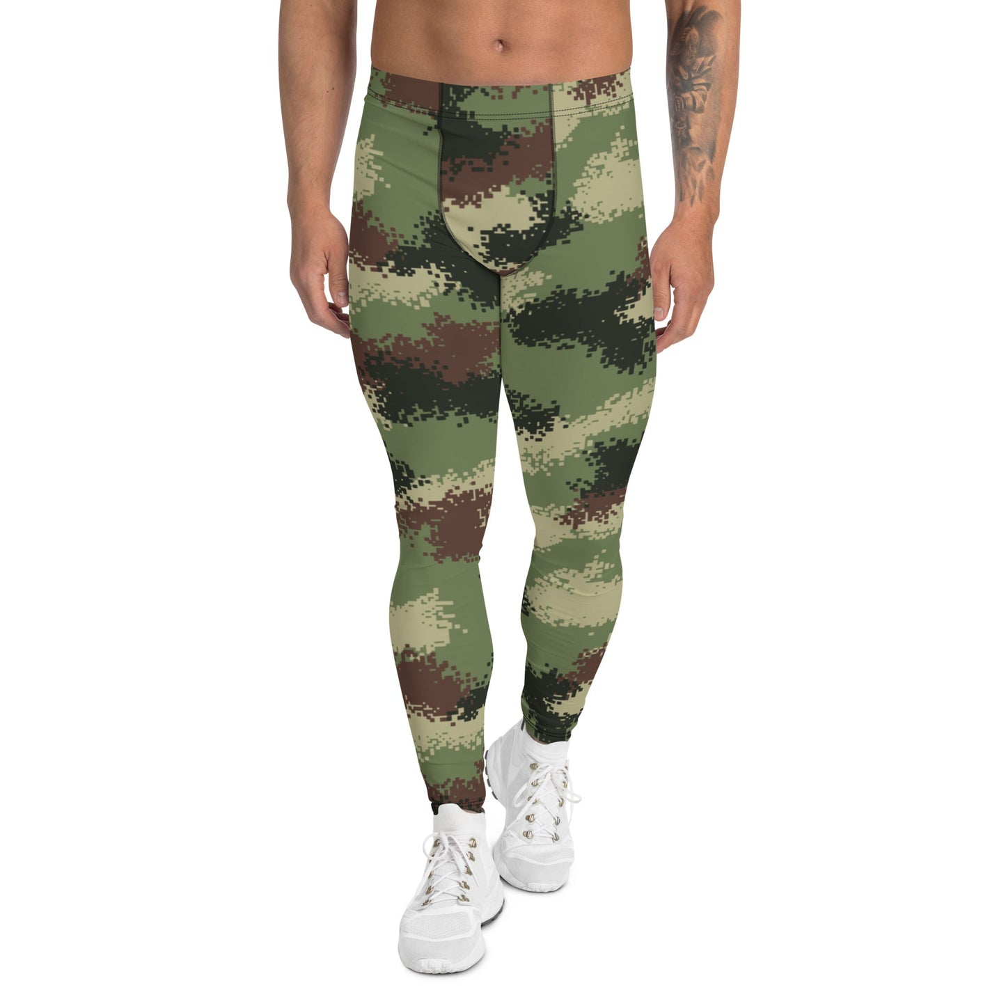 Colombian Digital Camflado Pixelado CAMO Mens Leggings - XS