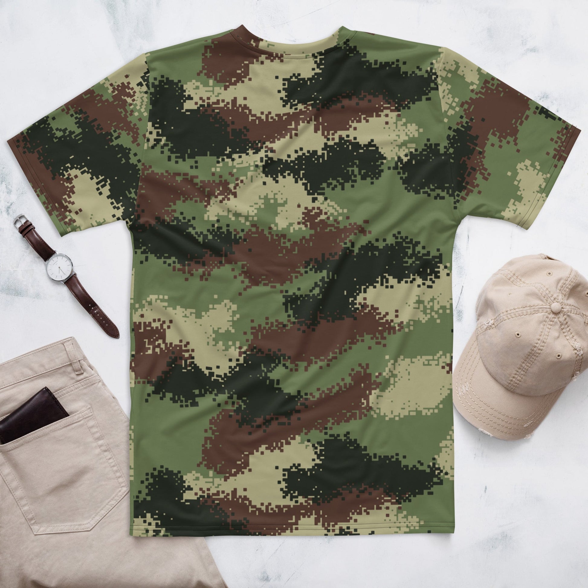 Colombian Digital Camflado Pixelado CAMO Mens t-shirt - T-Shirts