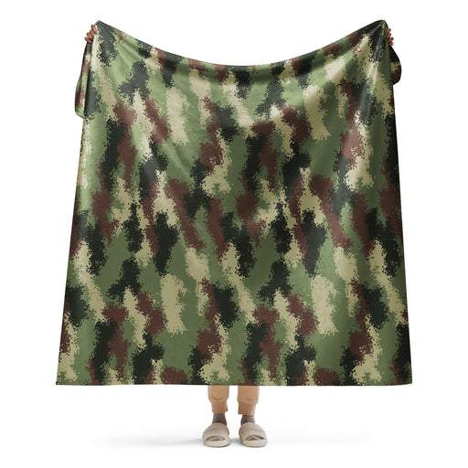 Digital Pixelado Jungle CAMO Sherpa Blanket - 60″×80″