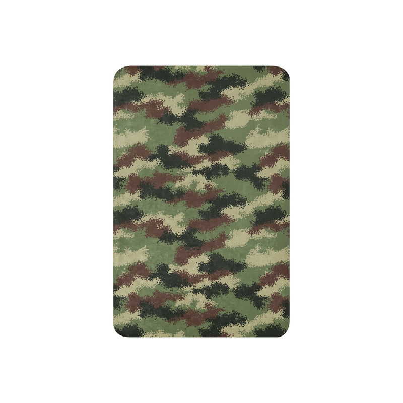 Digital Pixelado Jungle CAMO Sherpa Blanket