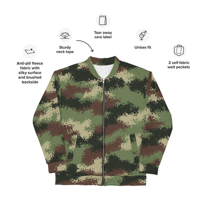 Colombian Digital Camflado Pixelado CAMO Unisex Bomber Jacket - Jackets