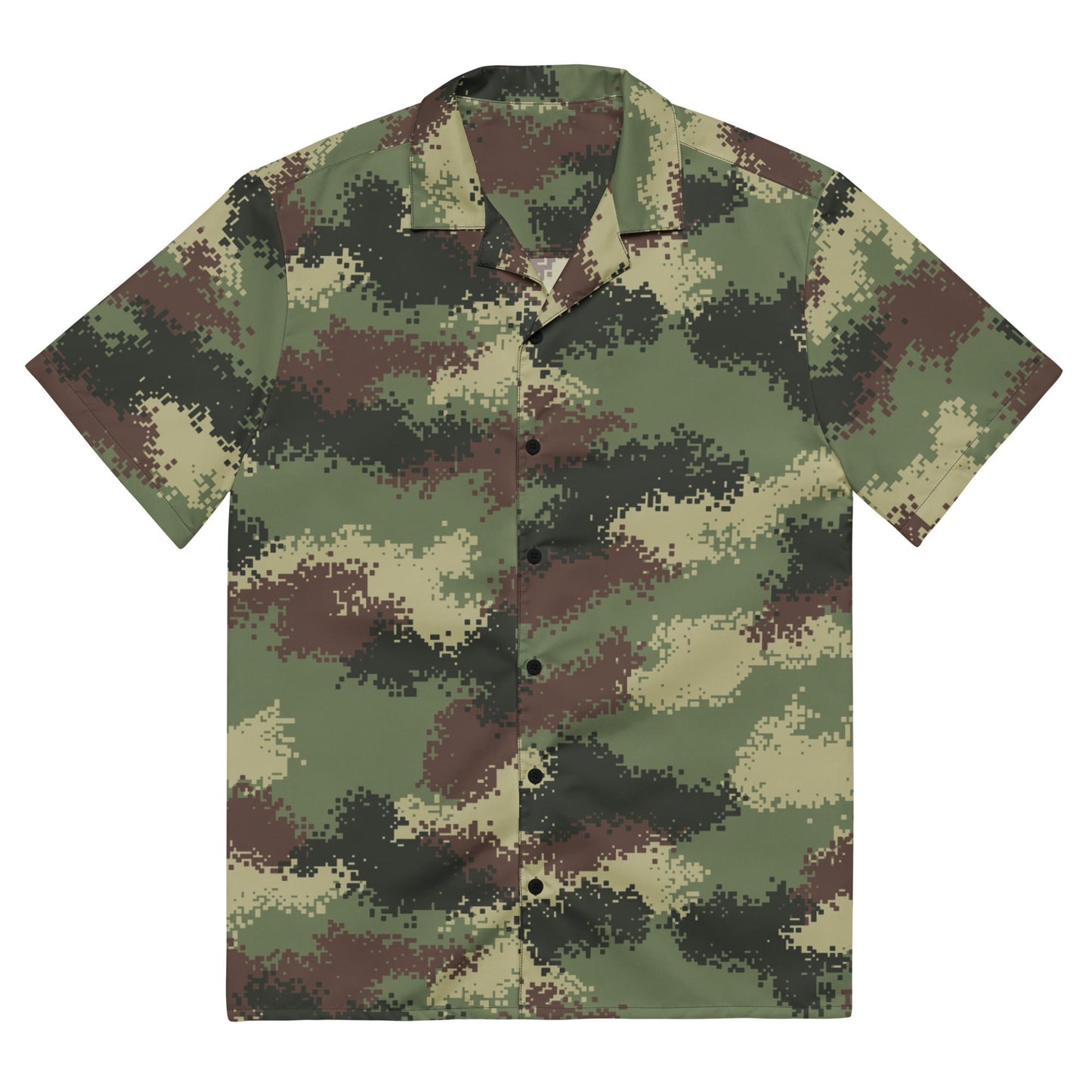 Colombian Digital Camflado Pixelado CAMO Unisex button shirt - 2XS - Button Shirts