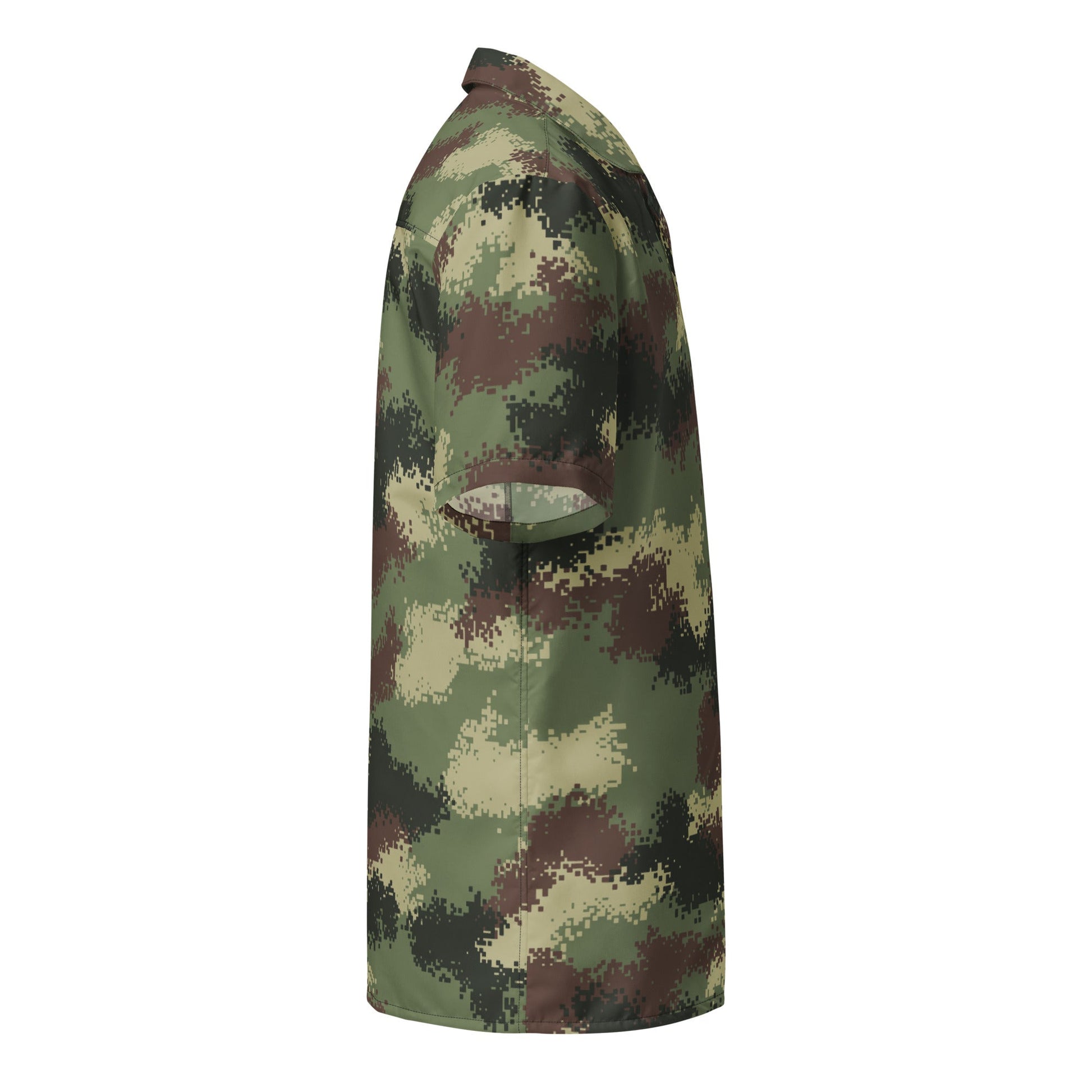 Colombian Digital Camflado Pixelado CAMO Unisex button shirt - Button Shirts