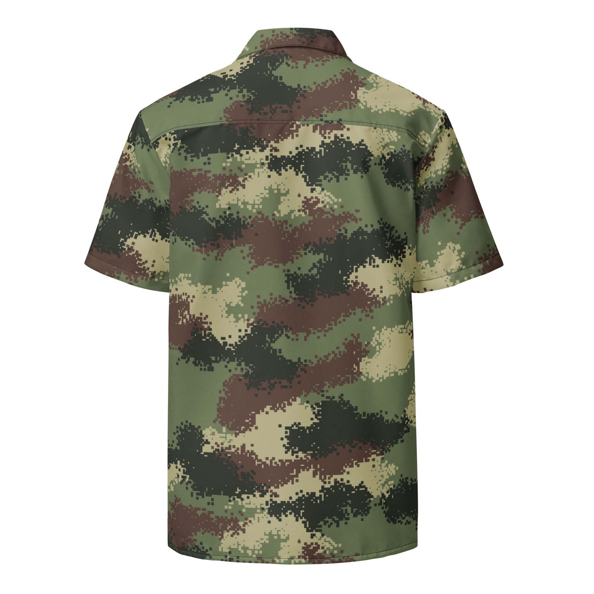Colombian Digital Camflado Pixelado CAMO Unisex button shirt - Button Shirts