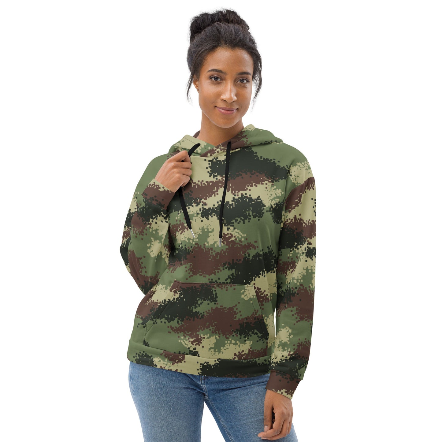 Colombian Digital Camflado Pixelado CAMO Unisex Hoodie - Hoodies
