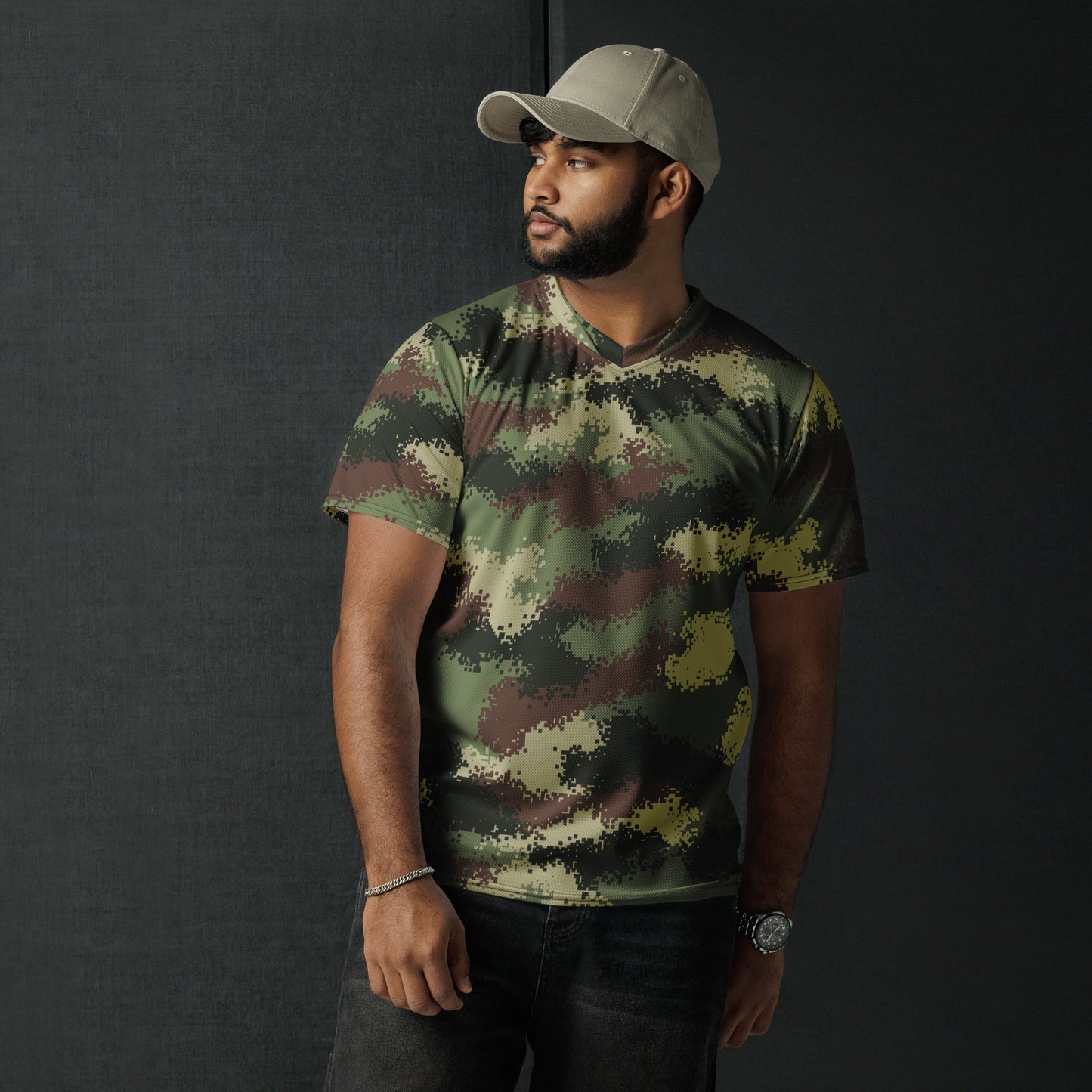 Colombian Digital Camflado Pixelado CAMO Unisex Sports Jersey