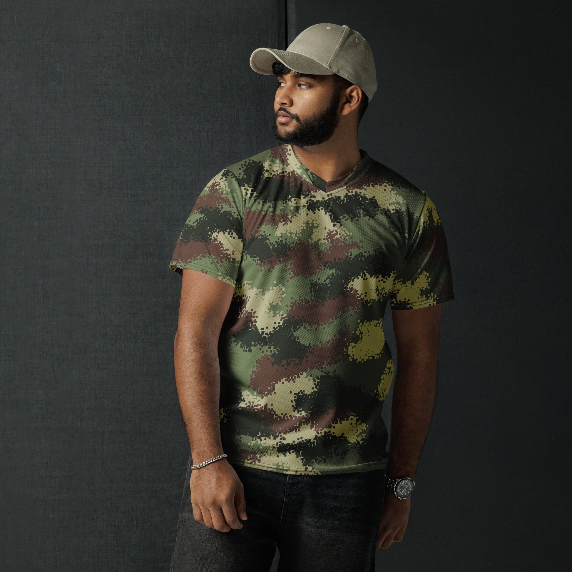 Colombian Digital Camflado Pixelado CAMO Unisex Sports Jersey