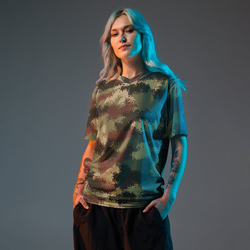 Digital Pixelado Jungle CAMO Unisex Sports Jersey