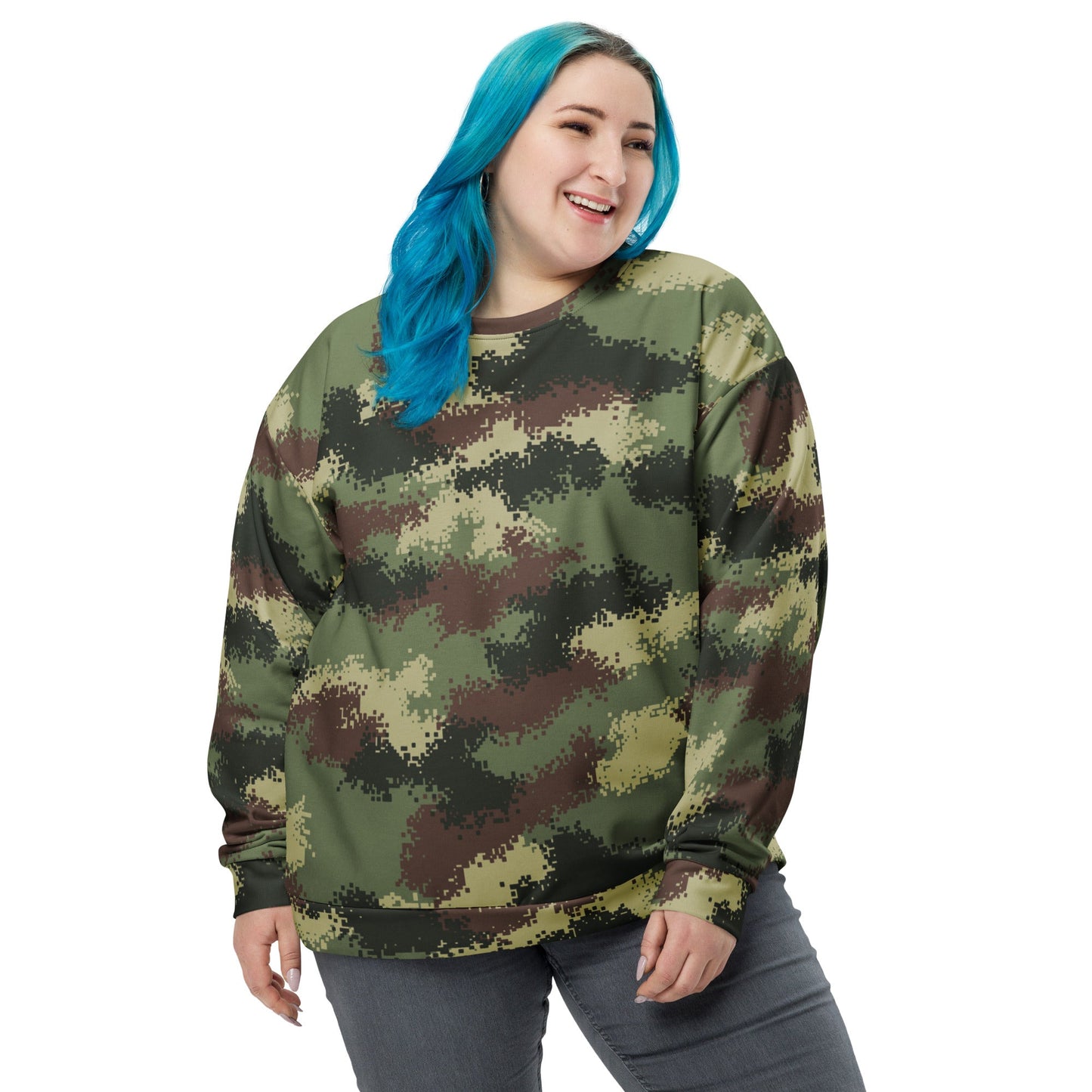 Colombian Digital Camflado Pixelado CAMO Unisex Sweatshirt