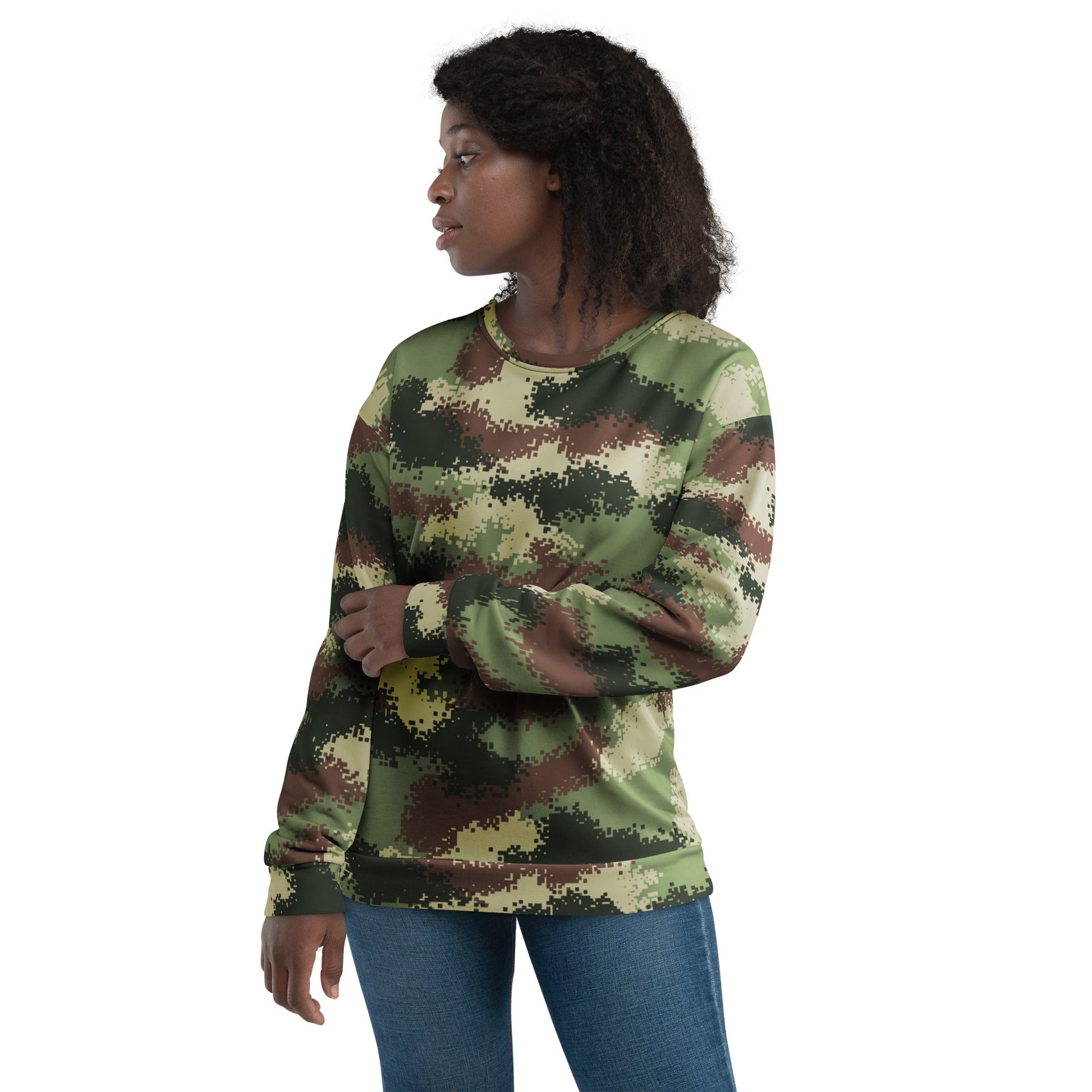 Colombian Digital Camflado Pixelado CAMO Unisex Sweatshirt