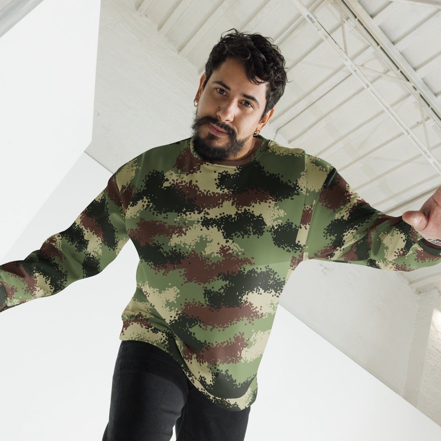 Colombian Digital Camflado Pixelado CAMO Unisex Sweatshirt