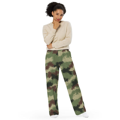 Colombian Digital Camflado Pixelado CAMO Unisex Wide-Leg Leisure Pants