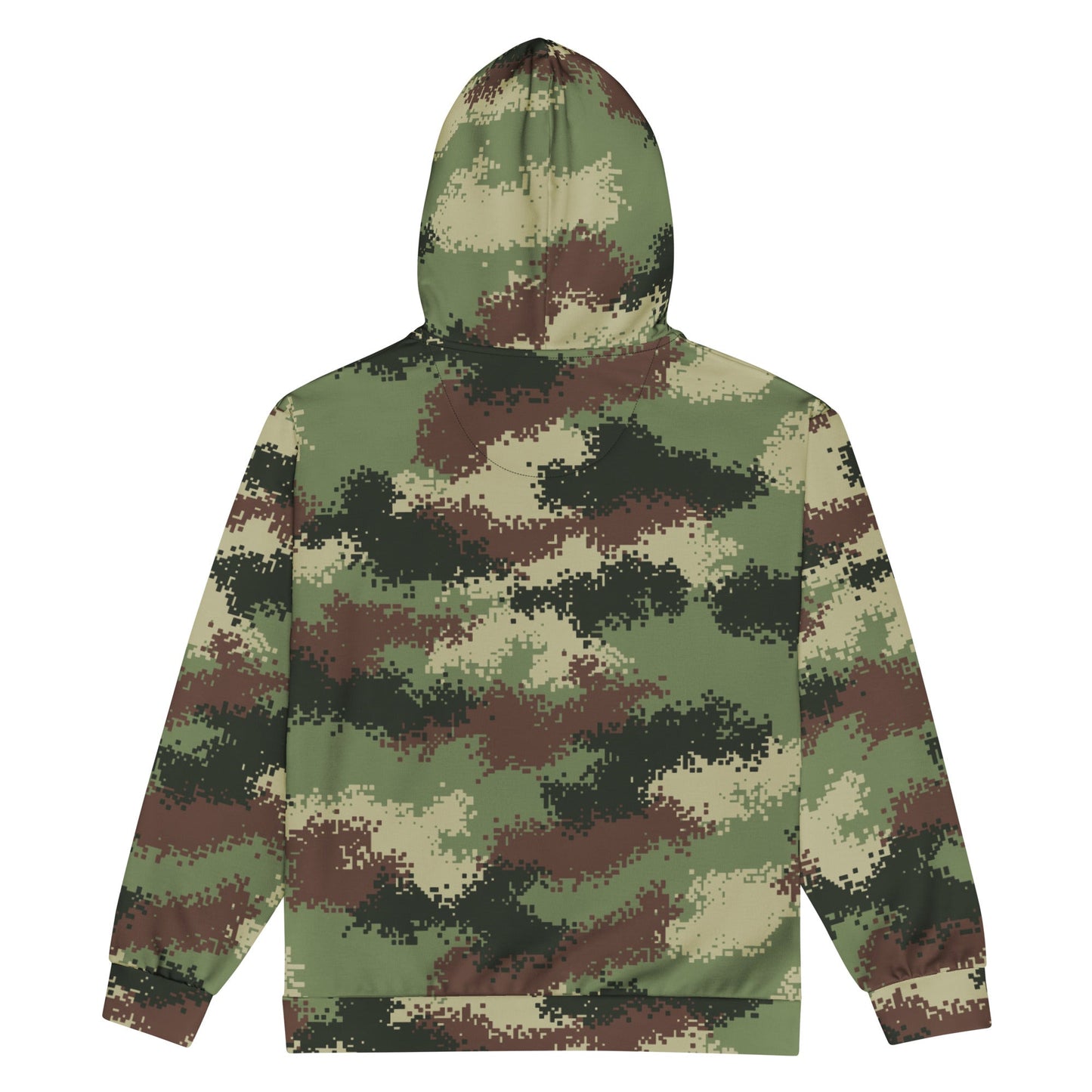Colombian Digital Camflado Pixelado CAMO Unisex Zip Hoodie