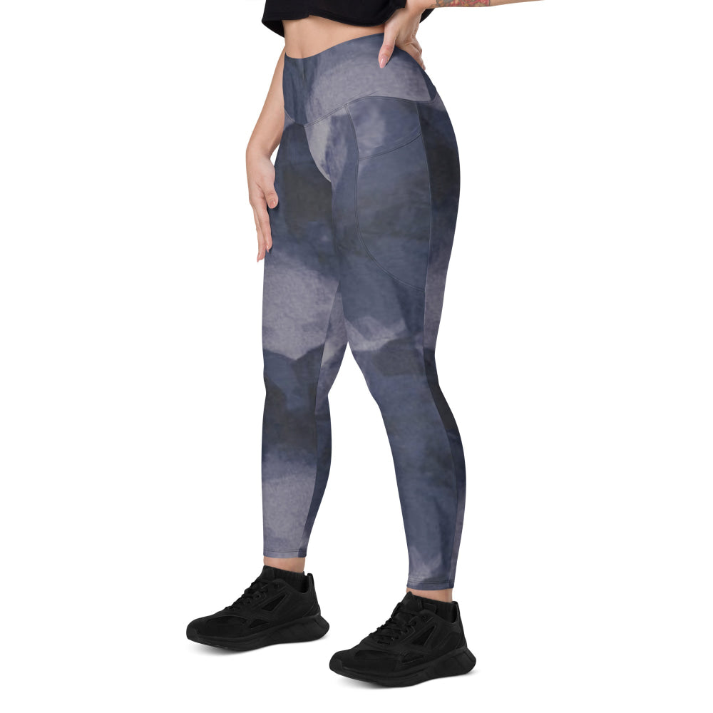 COMB Rust Urban CAMO Leggings with pockets - Womens With Pockets