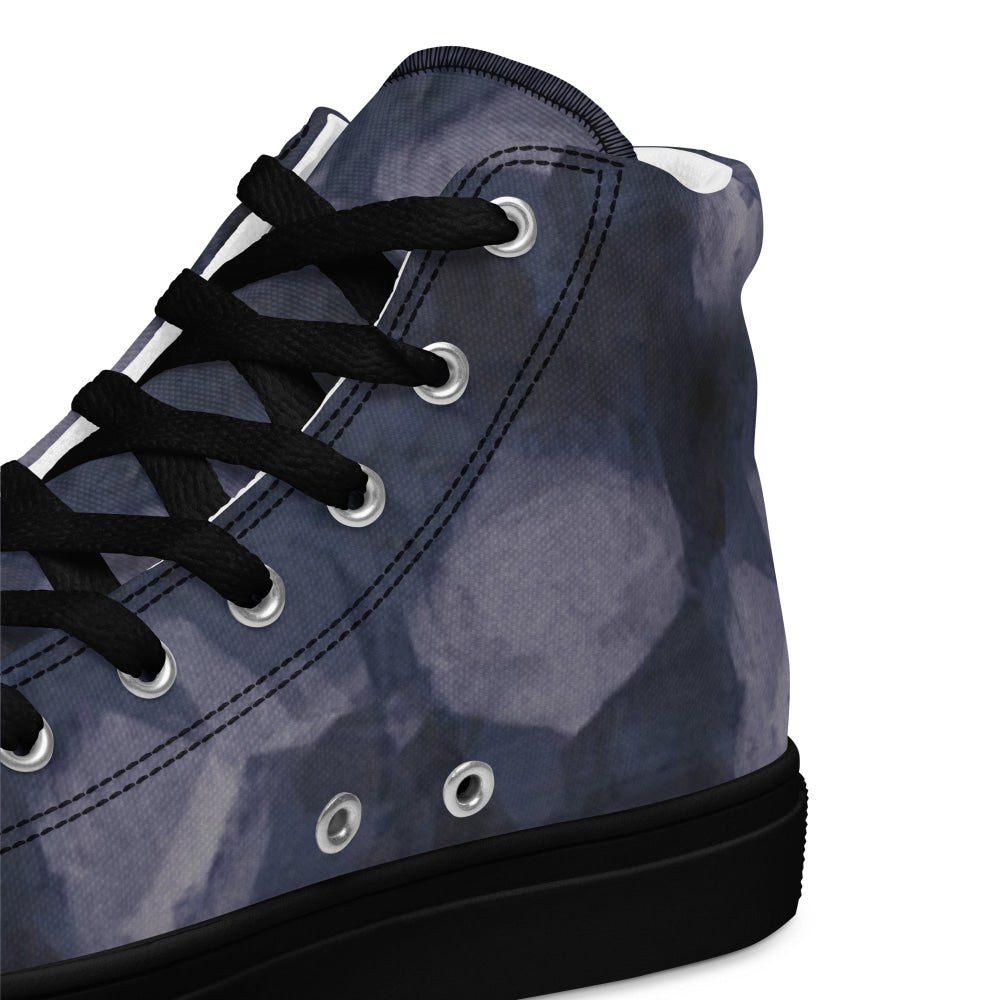 COMB Rust Urban CAMO Men’s high top canvas shoes - Mens High Top Canvas Shoes