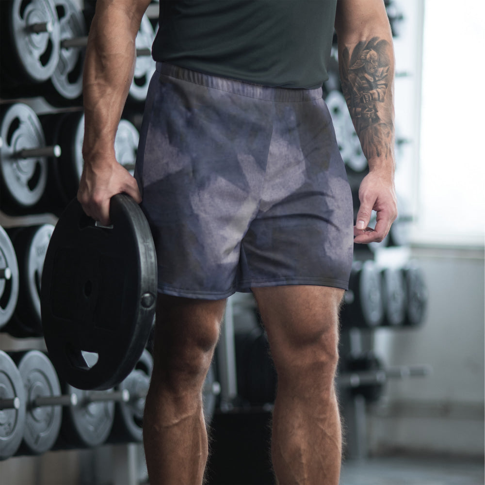 COMB Rust Urban CAMO Unisex Athletic Long Shorts - 2XS