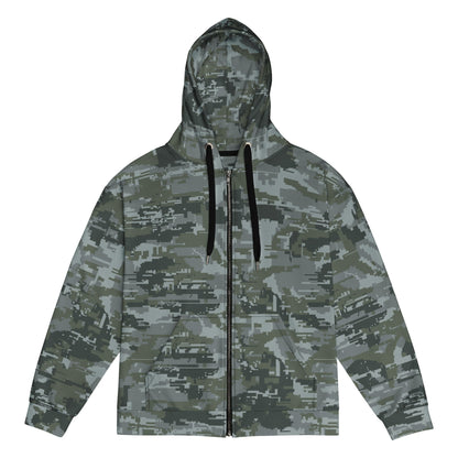COMPAT Urban CAMO Unisex zip hoodie 2XS Zip Hoodies