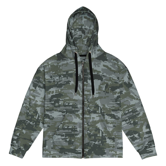 COMPAT Urban CAMO Unisex zip hoodie 2XS Zip Hoodies