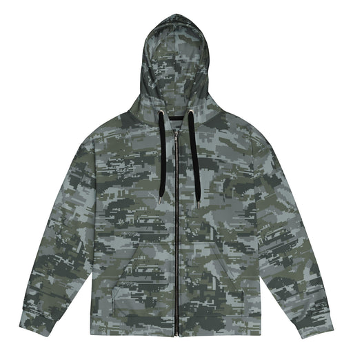 COMPAT Urban CAMO Unisex Zip Hoodie - 2XS