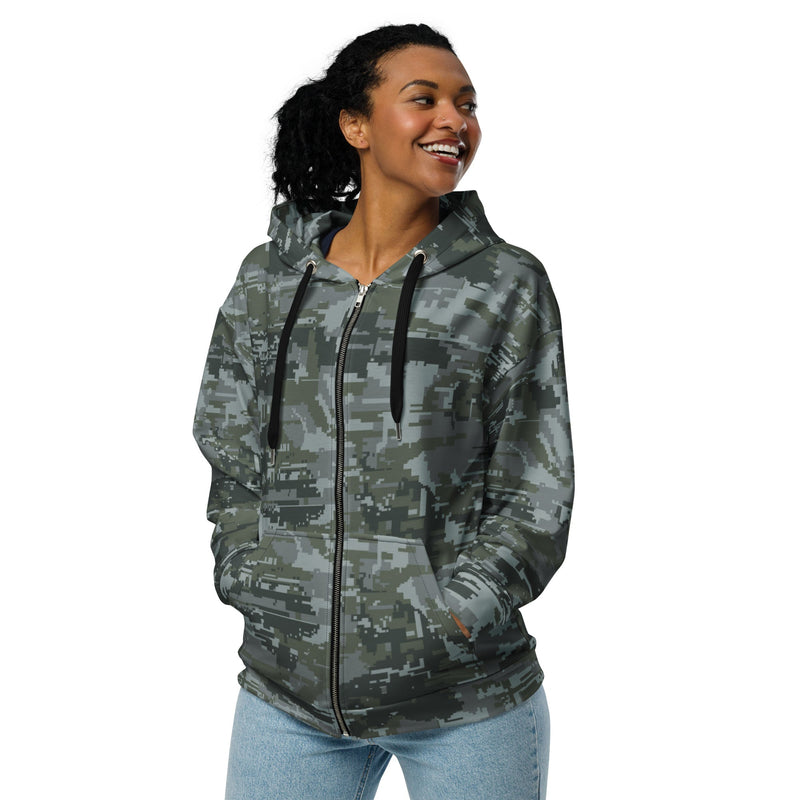 COMPAT Urban CAMO Unisex Zip Hoodie