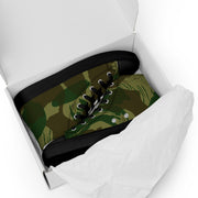 Brushstroke Congo CAMO Mens High-Top Canvas Shoes