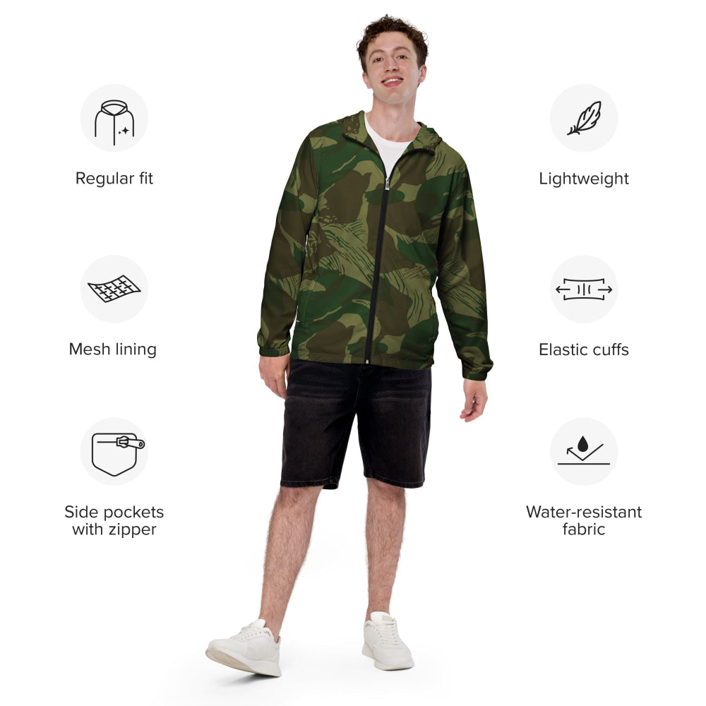 Congo Brushstroke CAMO Men’s windbreaker - Mens Windbreaker