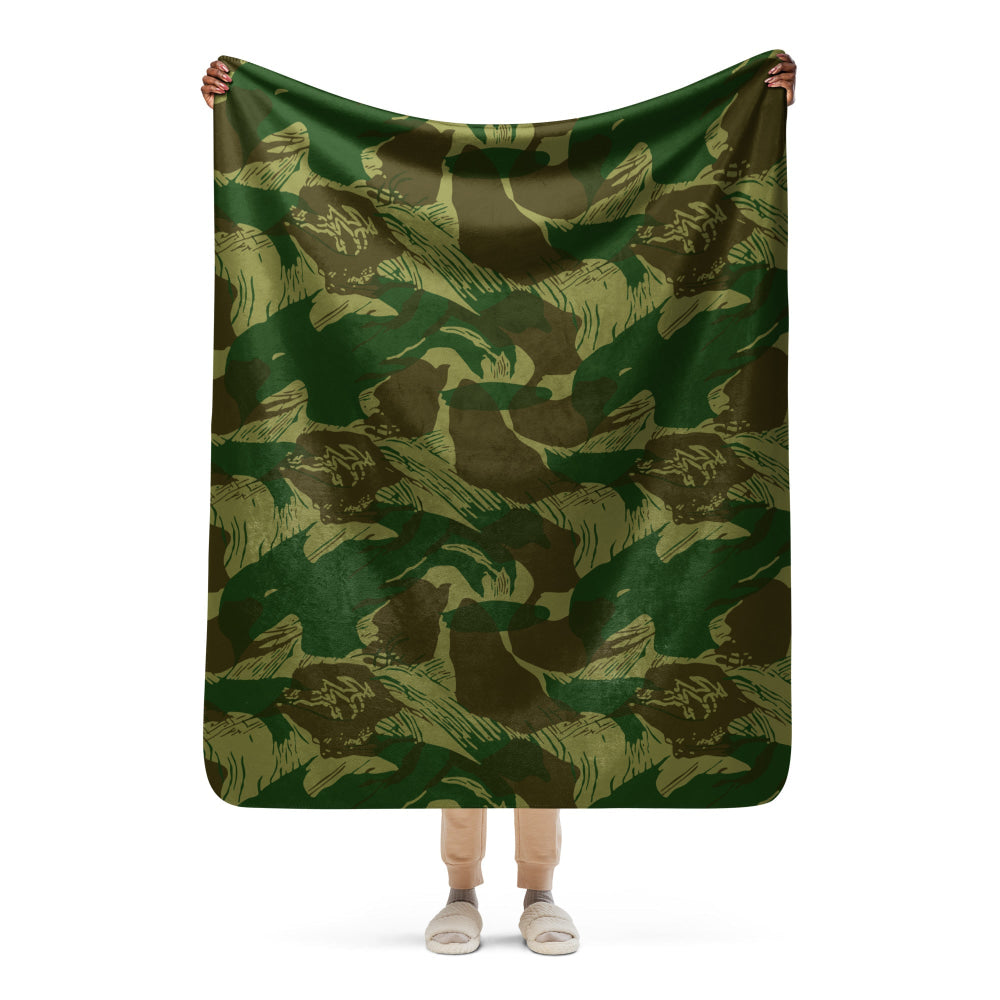 Congo Brushstroke CAMO Sherpa blanket - 50″×60″ - Blanket