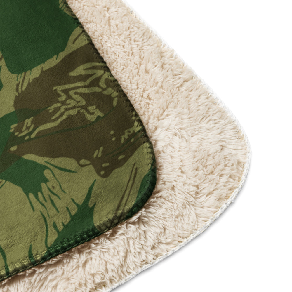 Congo Brushstroke CAMO Sherpa blanket - Blanket