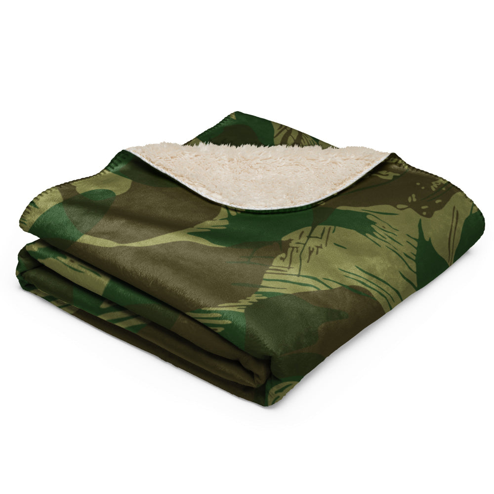 Congo Brushstroke CAMO Sherpa blanket - Blanket