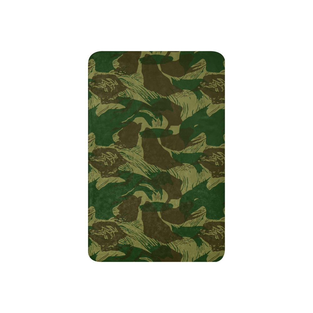 Congo Brushstroke CAMO Sherpa blanket - Blanket