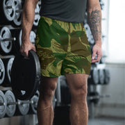 Brushstroke Congo CAMO Unisex Athletic Long Shorts - XS