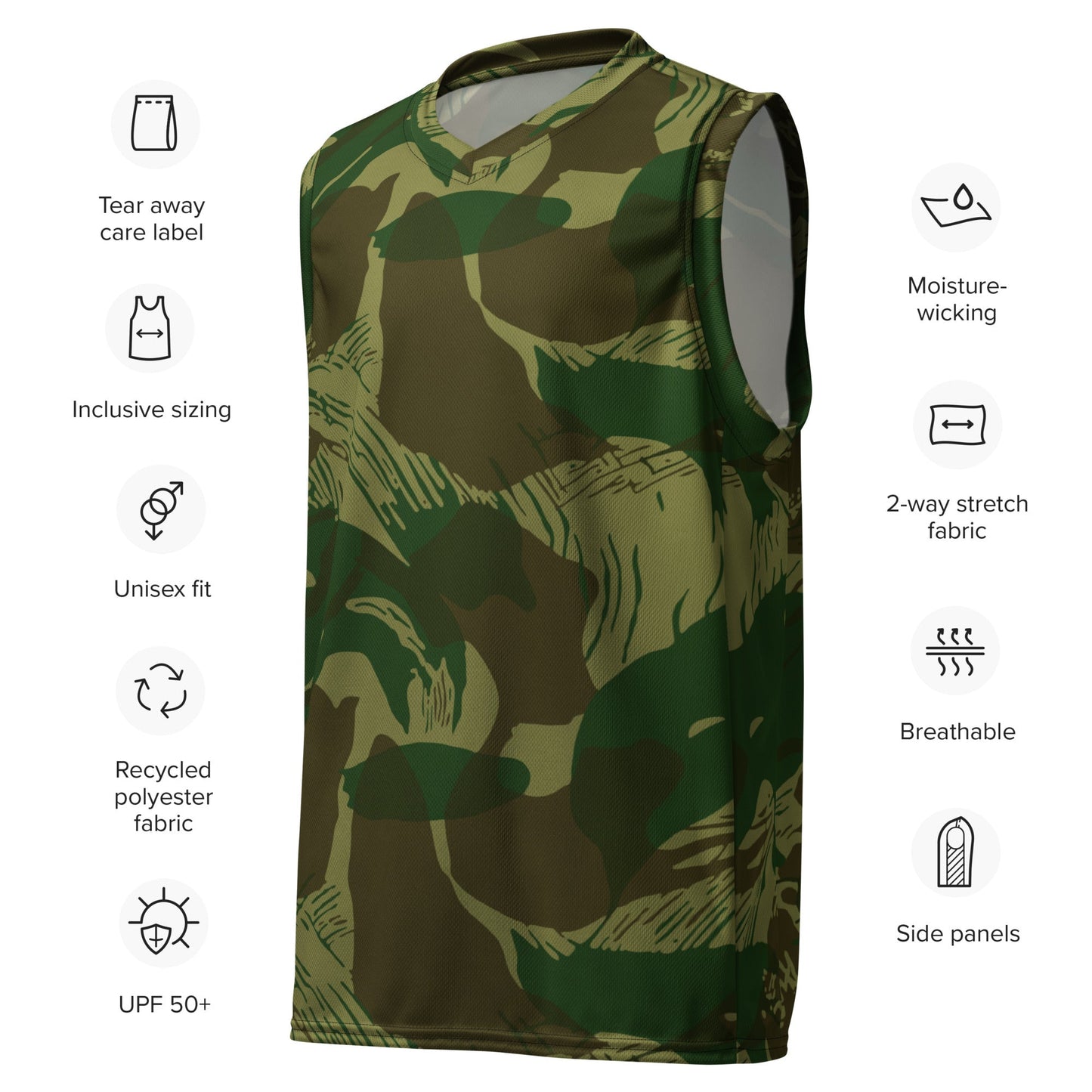 Congo Brushstroke CAMO unisex basketball jersey - Basketball Jerseys