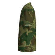 Brushstroke Congo CAMO Unisex Short-Sleeve Button Shirt - Button-Up