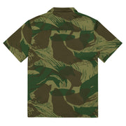 Brushstroke Congo CAMO Unisex Short-Sleeve Button Shirt - Button-Up