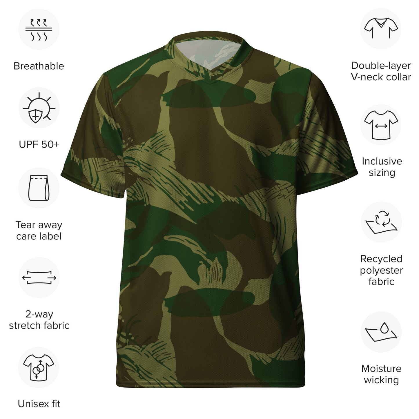 Congo Brushstroke CAMO unisex sports jersey Sports Jerseys