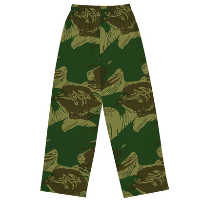 Congo Brushstroke CAMO unisex wide-leg pants - Unisex Wide-Leg Pants