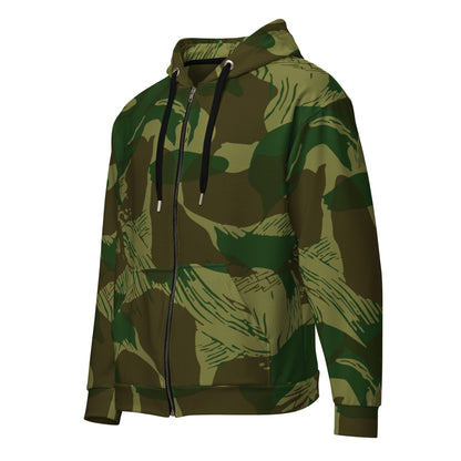 Congo Brushstroke CAMO Unisex zip hoodie - 2XS - Zip Hoodie