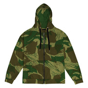 Brushstroke Congo CAMO Unisex Zip Hoodie - 2XS