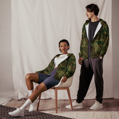 Congo Brushstroke CAMO Unisex zip hoodie Zip Hoodies