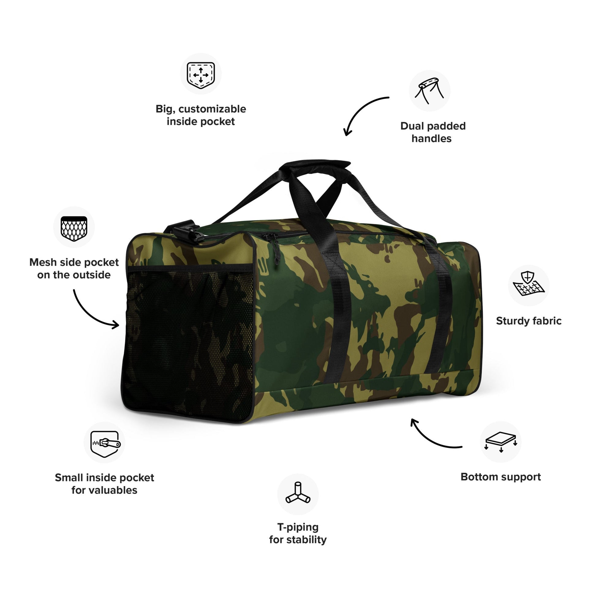 Congo Denison CAMO Duffle bag Bags