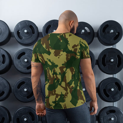 Congo Denison CAMO Mens Athletic T-shirt - T-Shirts