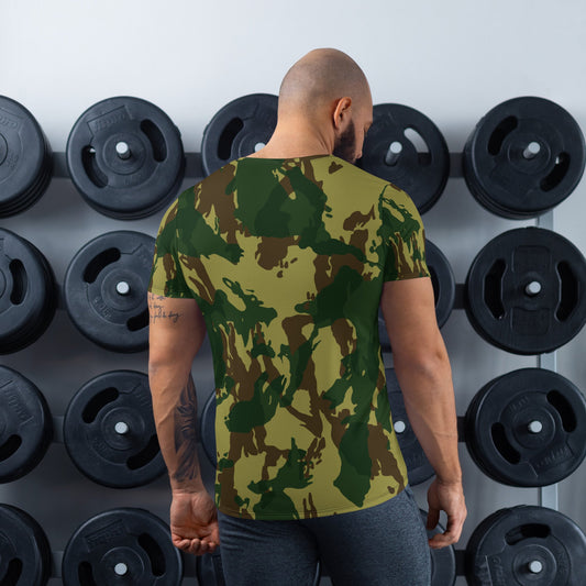 Congo Denison CAMO Mens Athletic T-shirt - T-Shirts