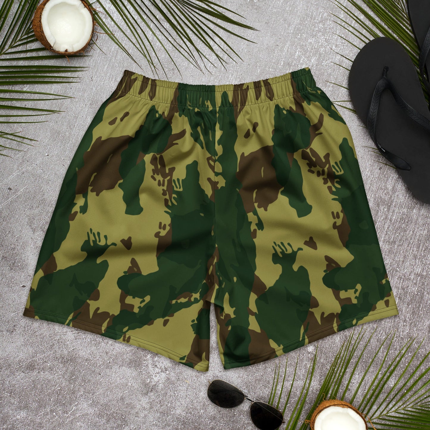 Congo Denison CAMO Unisex Athletic Long Shorts