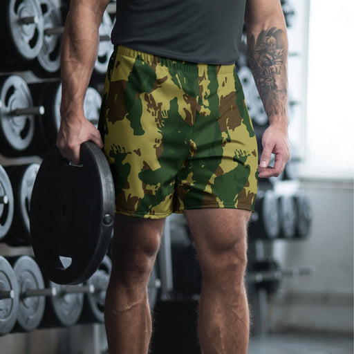 Denison Congo CAMO Unisex Athletic Long Shorts - XS