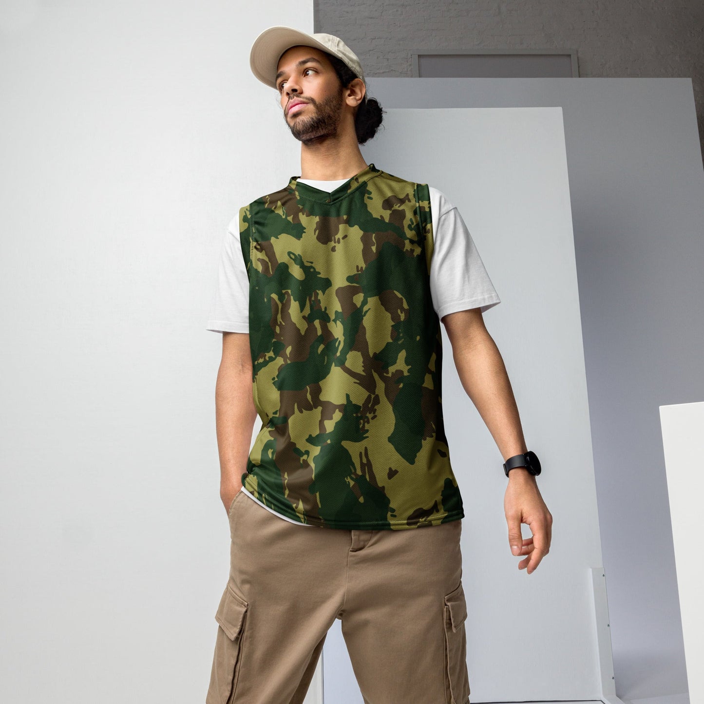 Congo Denison CAMO unisex basketball jersey - 2XS - Basketball Jerseys