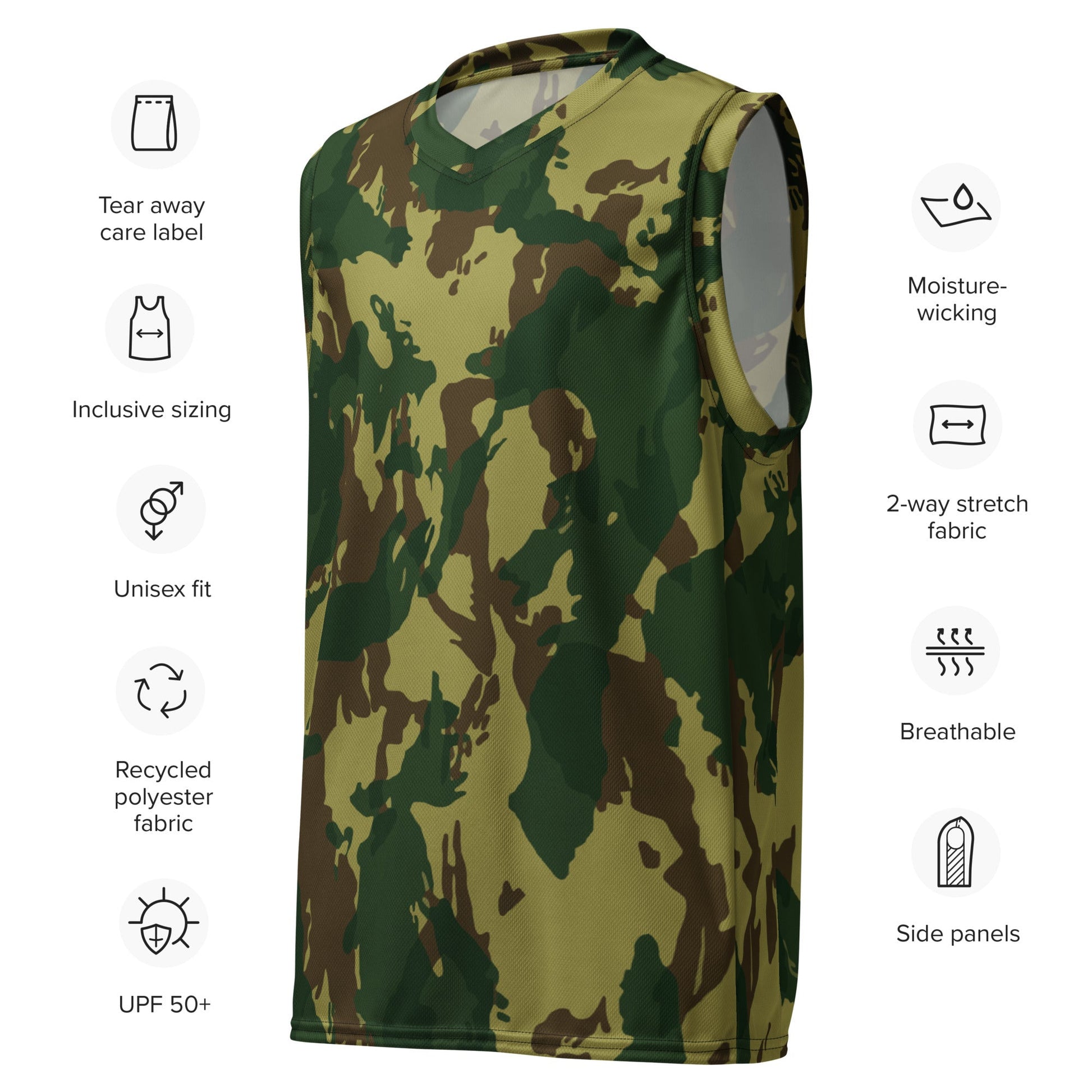 Congo Denison CAMO unisex basketball jersey - Basketball Jerseys