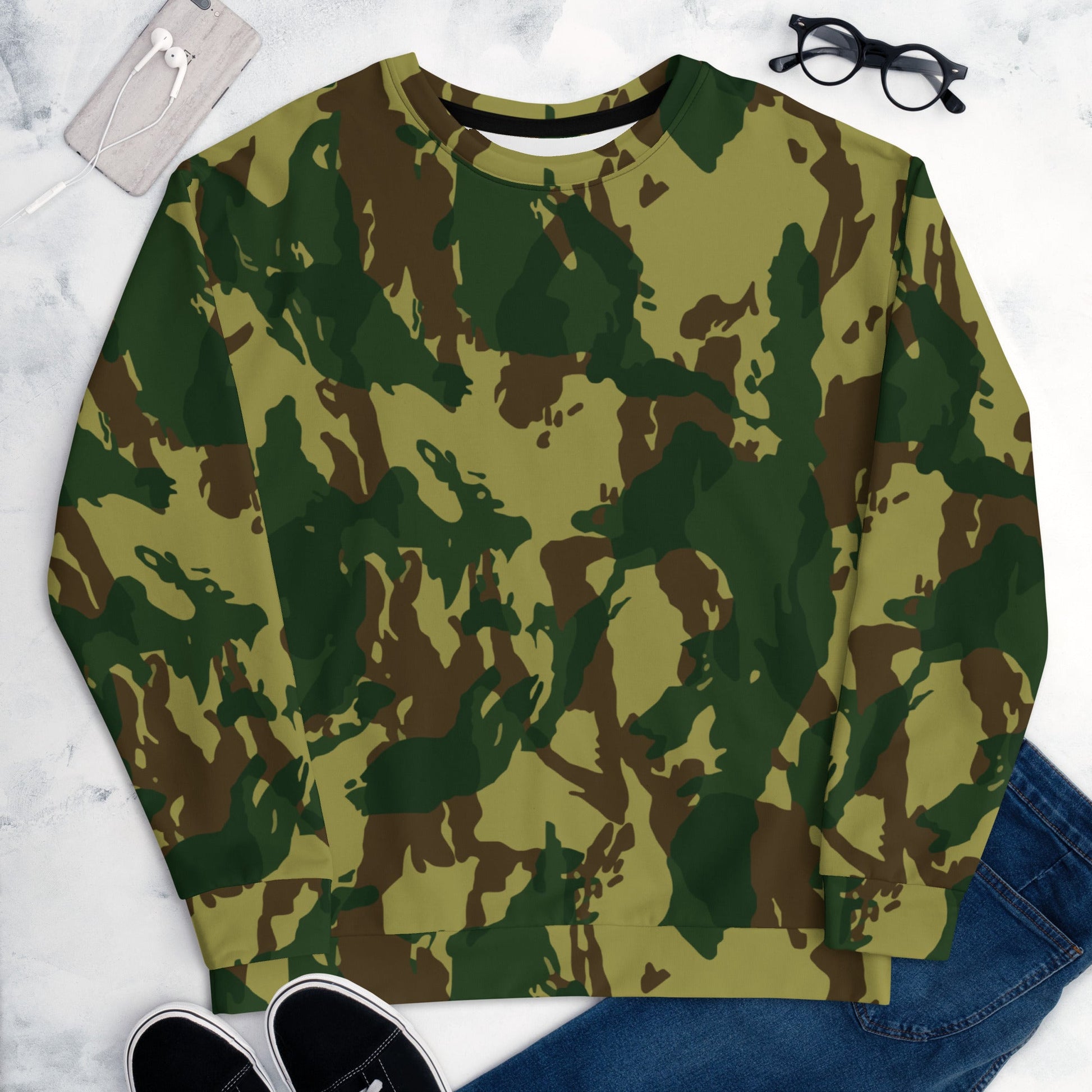 Congo Denison CAMO Unisex Sweatshirt - Sweatshirts