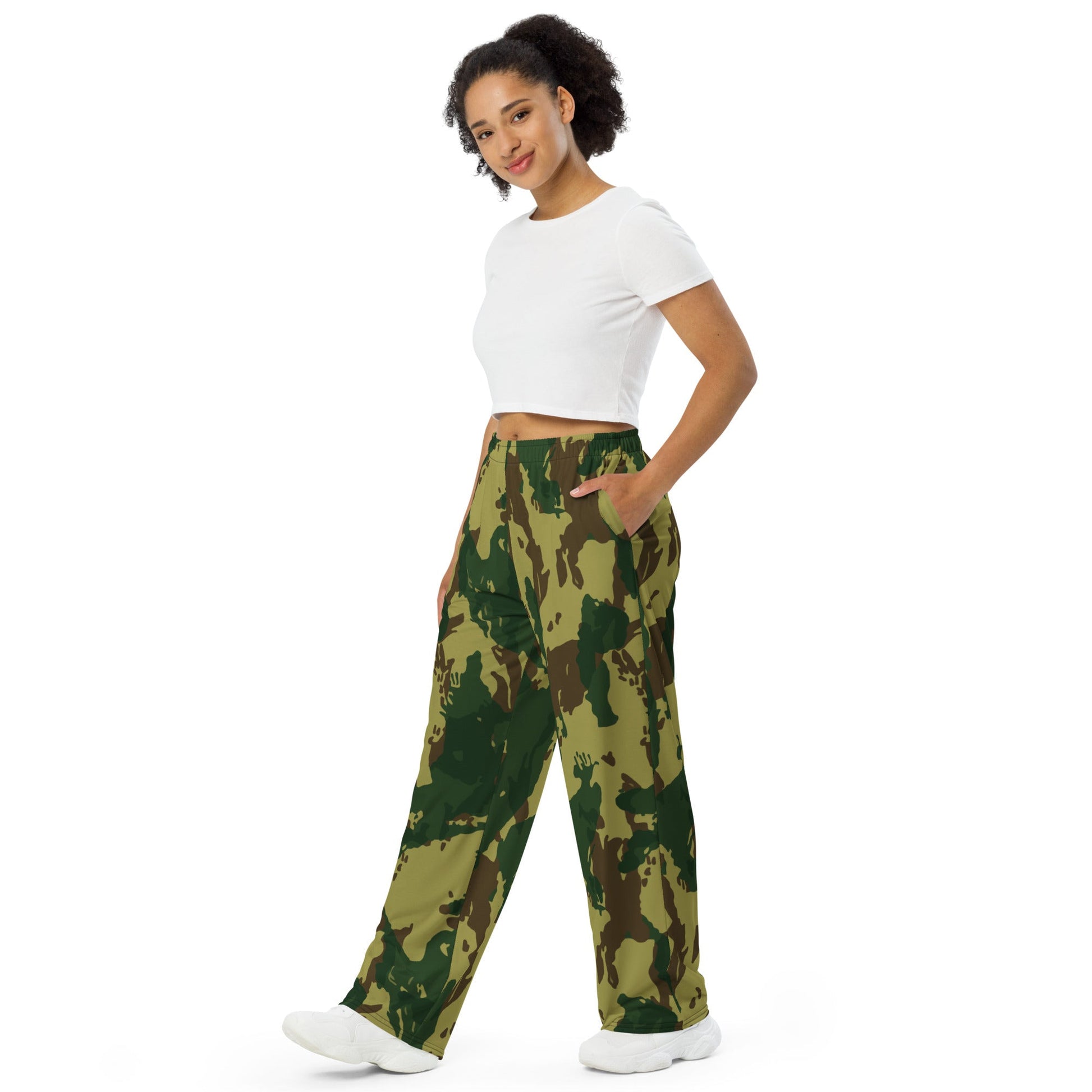 Congo Denison CAMO unisex wide-leg pants - Wide-leg Pants
