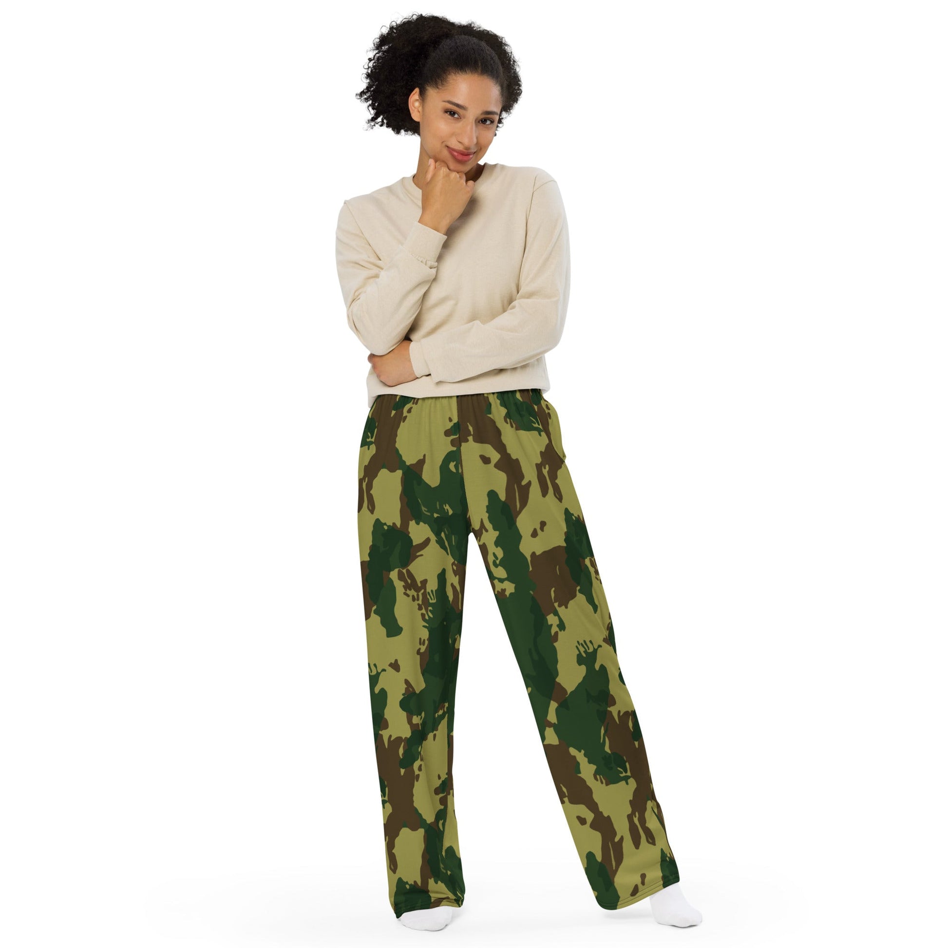 Congo Denison CAMO unisex wide-leg pants - Wide-leg Pants