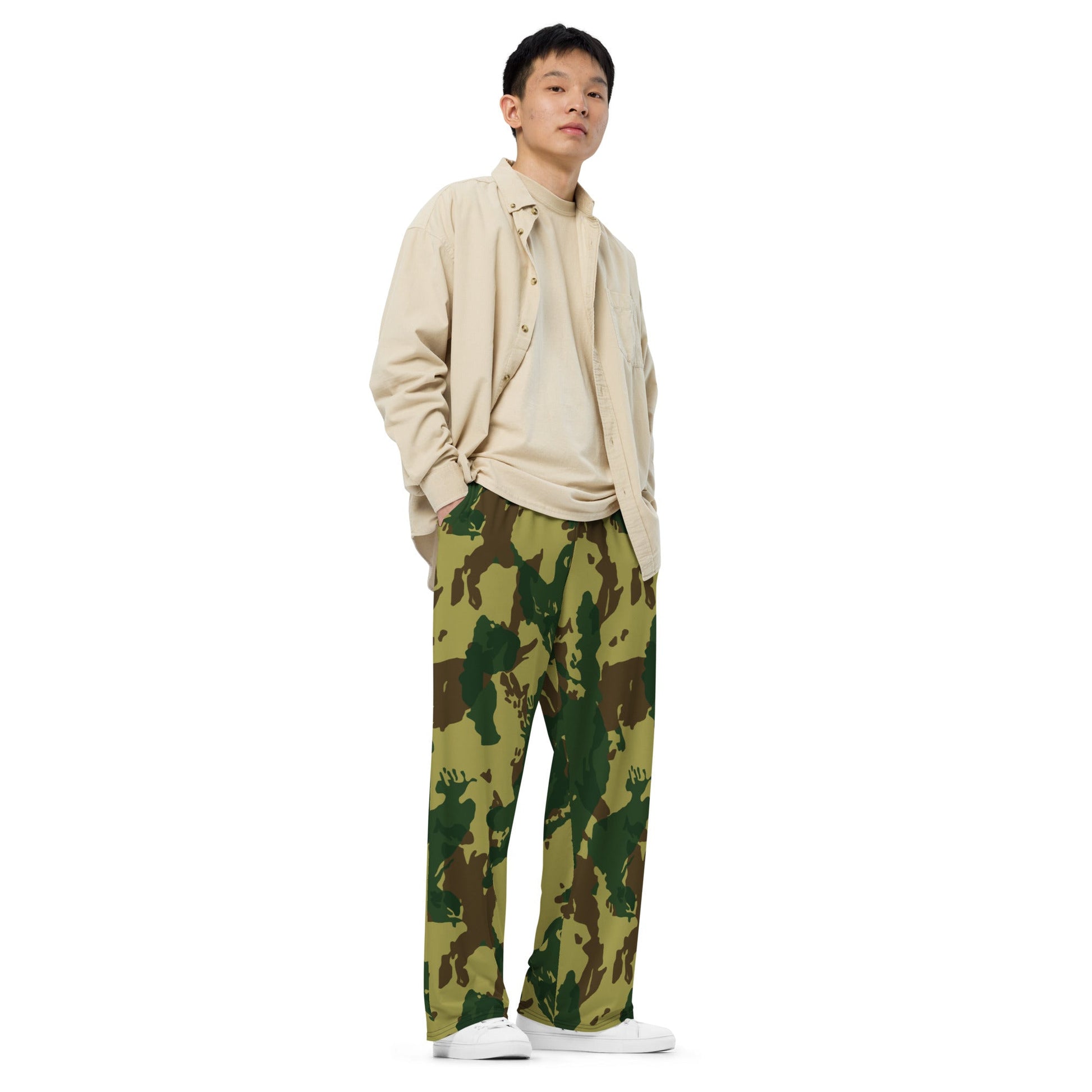 Congo Denison CAMO unisex wide-leg pants - Wide-leg Pants